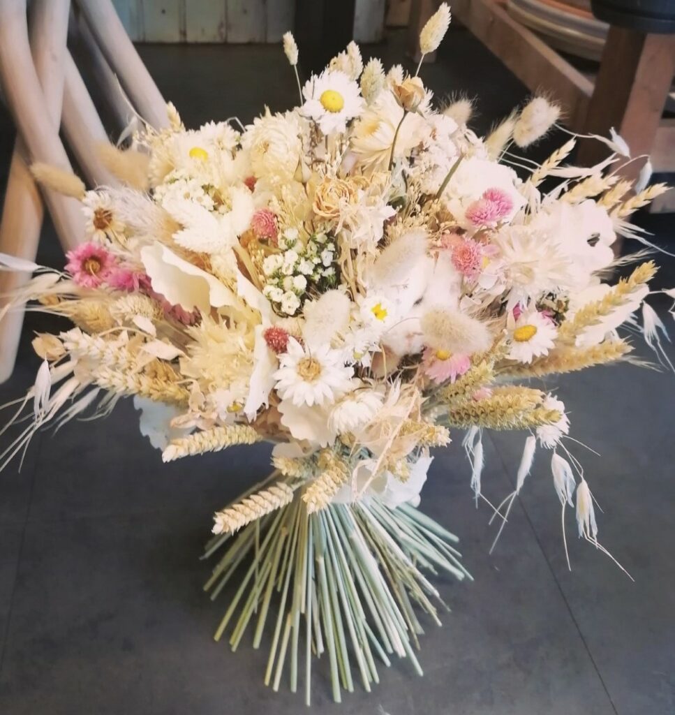 Bouquet de fleurs séchées