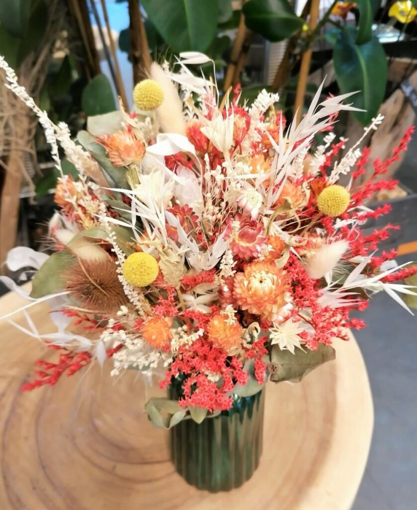 Bouquet de fleurs séchées