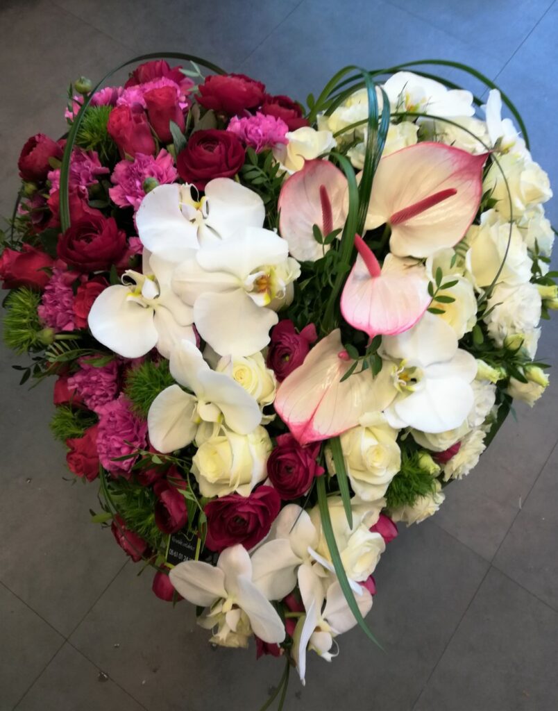 Cœur en fleurs