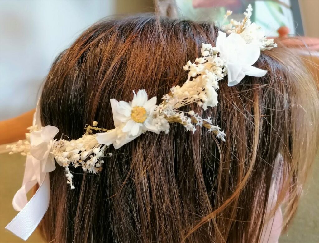 Couronne fleurs séchées