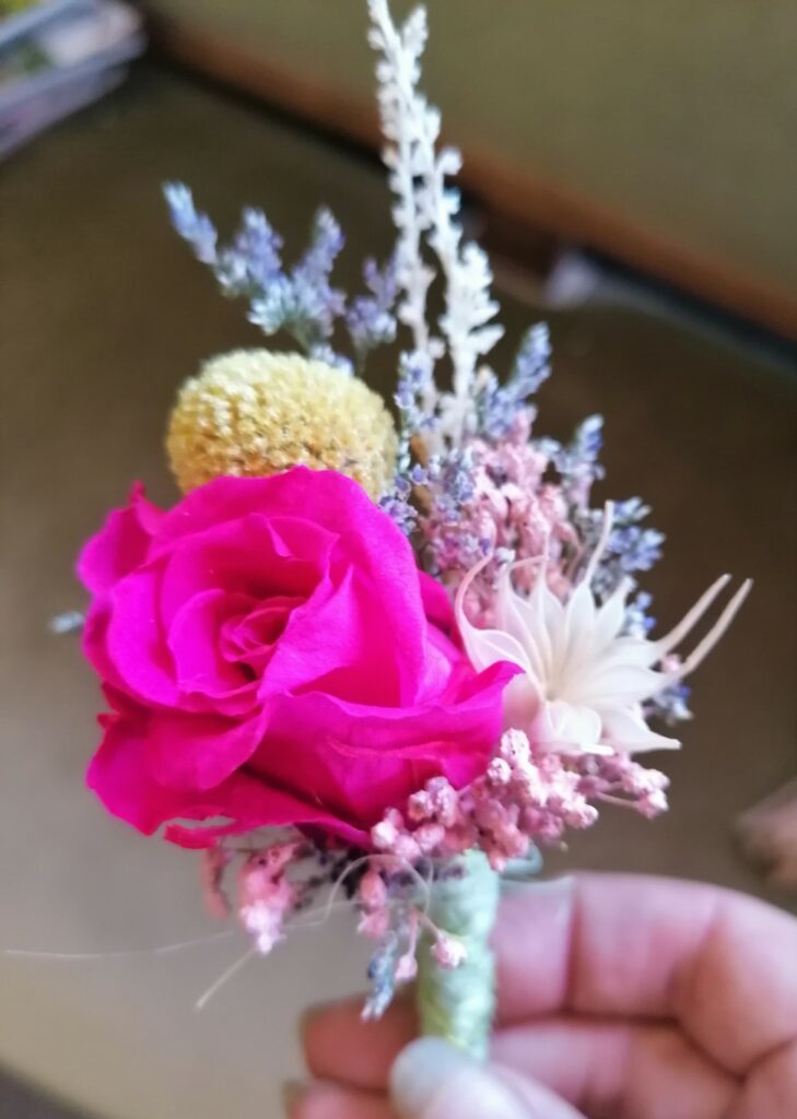 Boutonnière fleur