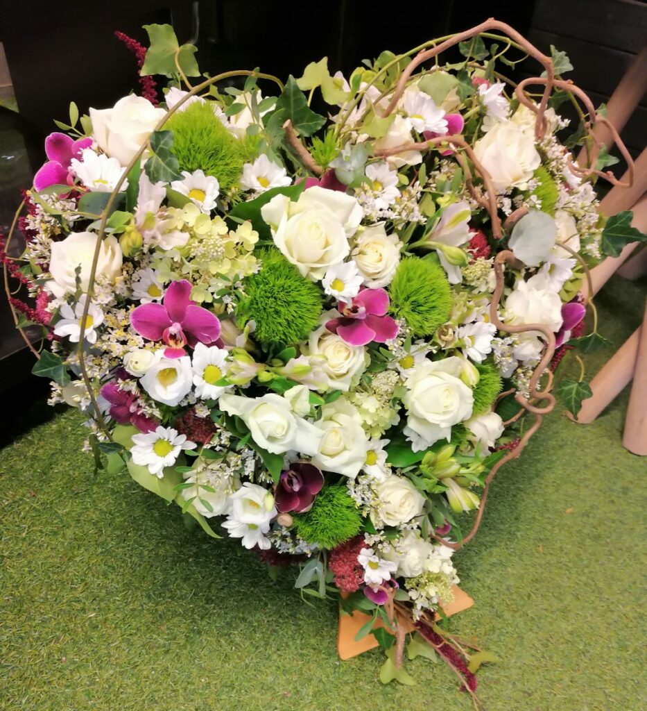 Cœur en fleurs